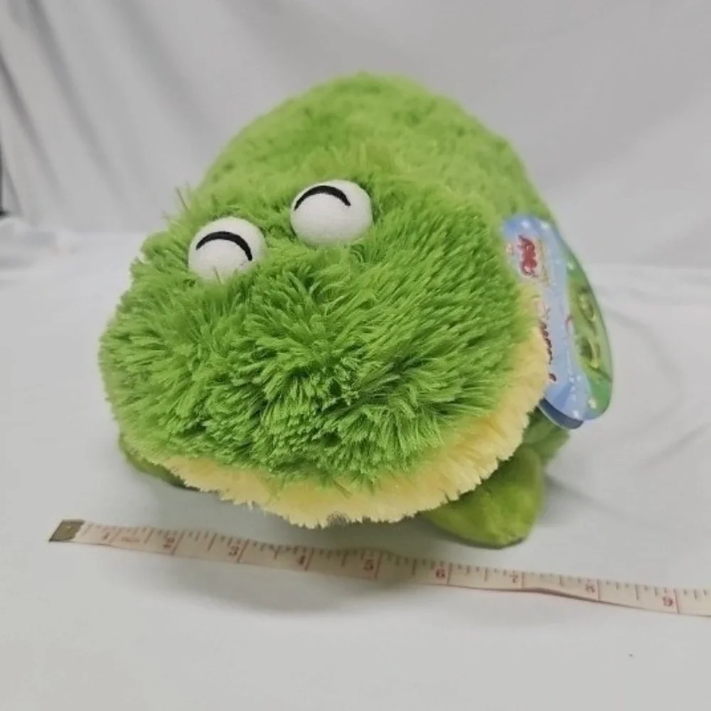 Pillow Pets Pee-Wees Friendly Frog Green Plush Stuffed Animal Toy 11 inch